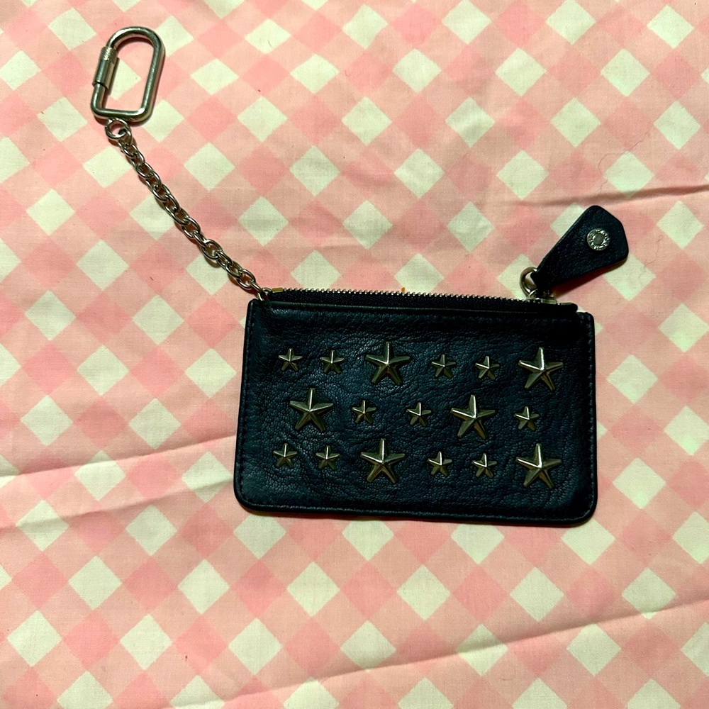Jimmy Choo Coin Case with Keychain